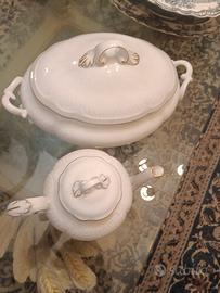 zuppiera bianca vecchio ginori