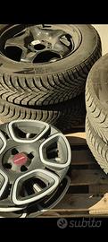 4 gomme e cerchi Fiat Panda 