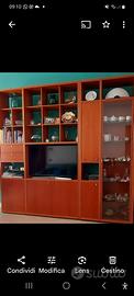 mobile soggiorno libreria poliform