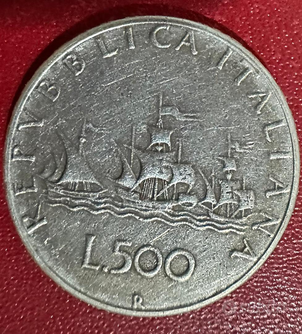 Moneta 500 lire argento caravelle 1966 Collezionismo In vendita