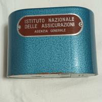 Salvadanaio Cassetta INA Assicurazioni con chiave