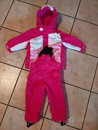 Abbigliamento da neve per bambina 18-36 mesi