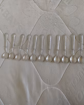 cucchiaini argento 800
