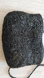 Splendidaa borsa pochette vintage perline e cintur