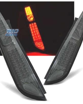 FANALI PER FORD FOCUS MK2 08-11 LED CROMATO FUMÉ