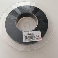 Nastro nero doppio raso Furlanis mady in Italy