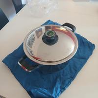Pentola in acciaio AMC 24cm di diametro