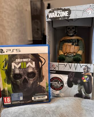 Call of Duty MW II per PS5 disco+figurette Ghost