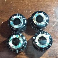 Manopole Knob n. 4 Per Chitarra o Basso Elettrico