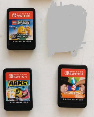 GIOCHI E ACCESSORI VARI PER NINTENDO SWITCH