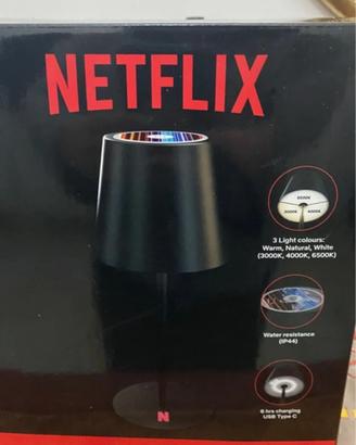 Lampada da tavolo Led Netflix portatile e ricari N