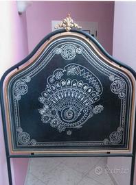 LETTO ANTICO FINE ‘800 IN FERRO BATTUTO – RESTAURA