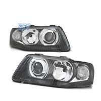 FARI AUDI A3 8L 00-03 LENTE FONDO NERO