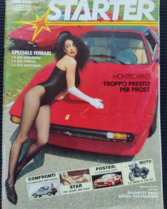 Rivista Starter num. 1 (1984) motori, donne, sport