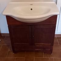 Lavabo lavandino bagno con mobile in legno