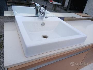 Mobile Bagno con Piano in Marmo
