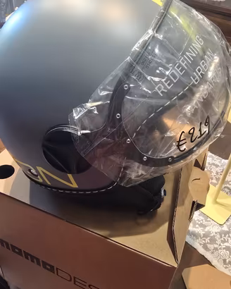 casco jet MOMO Design FGTR Classic Fluo E2206