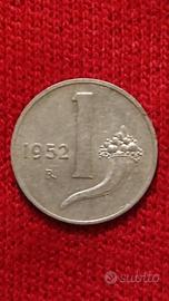 1 Lira Repubblica Italiana 1952