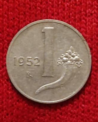 1 Lira Repubblica Italiana 1952