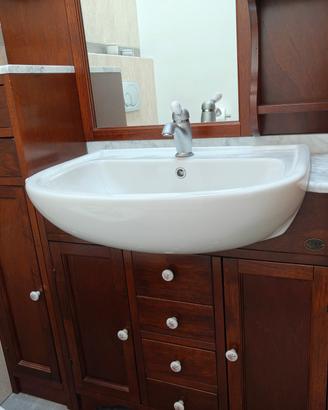 mobile bagno stile classico  colore noce