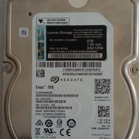 Lenovo Hard disk SAS 6 Tb Seagate exos 7E8 fru 01c