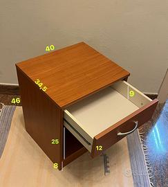 Comodino legno