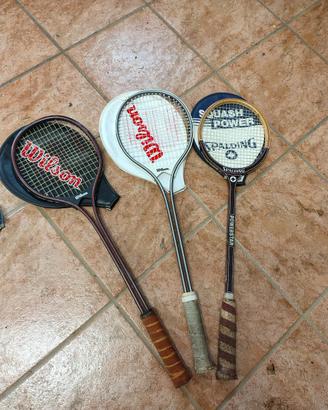 Racchette squash vintage