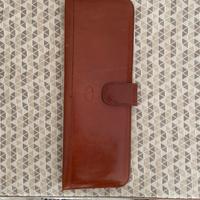 porta cravatte da viaggio in pelle