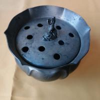 Contenitore in peltro inizi 1900 made in Italy 