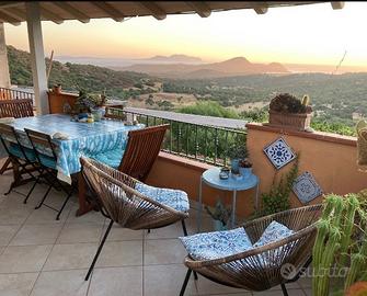 Country cottage con vista mare
