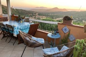 Country cottage con vista mare