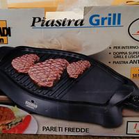 Piastra grill elettrica Fiseldem antiaderente 1800