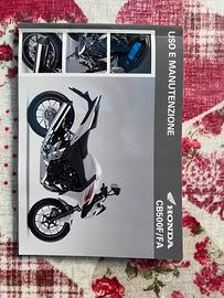 Libtetto manutenzione ed uso CB500 f/fa honda