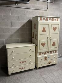 Set mobili cameretta bambino/bambina