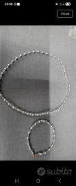  set collana e bracciale svaroschi e oro