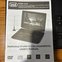 Tv portatile con lettore dvd