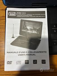 Tv portatile con lettore dvd