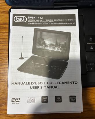 Tv portatile con lettore dvd