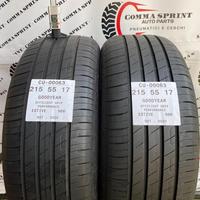 2 pneumatici 215/55 r17 goodyear estive 75%