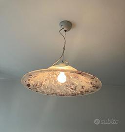 LAMPADARIO IN VETRO SOFFIATO