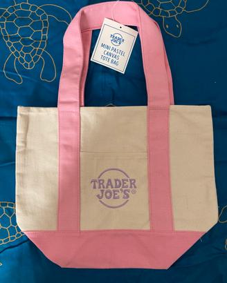 Trader Joe’s Mini Tote Canvas Bag