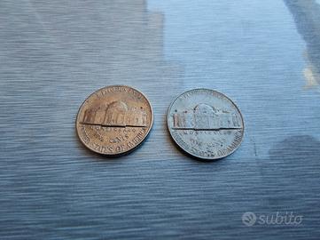 Monete da collezione "Jefferson Nickel" 