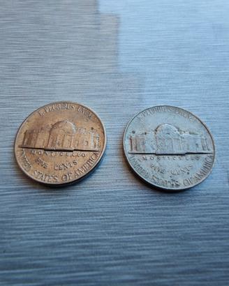 Monete da collezione "Jefferson Nickel" 