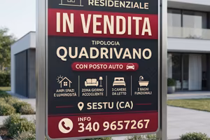 Quadrivano esclusivo a Sestu