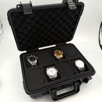 Porta Orologi 8 Posti Plastica Nera Resistente