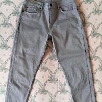 Pantalone donna a righe bianche e blu,brand Subdue