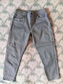 Pantalone donna a righe bianche e blu,brand Subdue