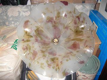 Lampadario di vetro di murano