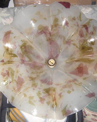 Lampadario di vetro di murano