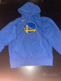 felpa golden state warriors blu